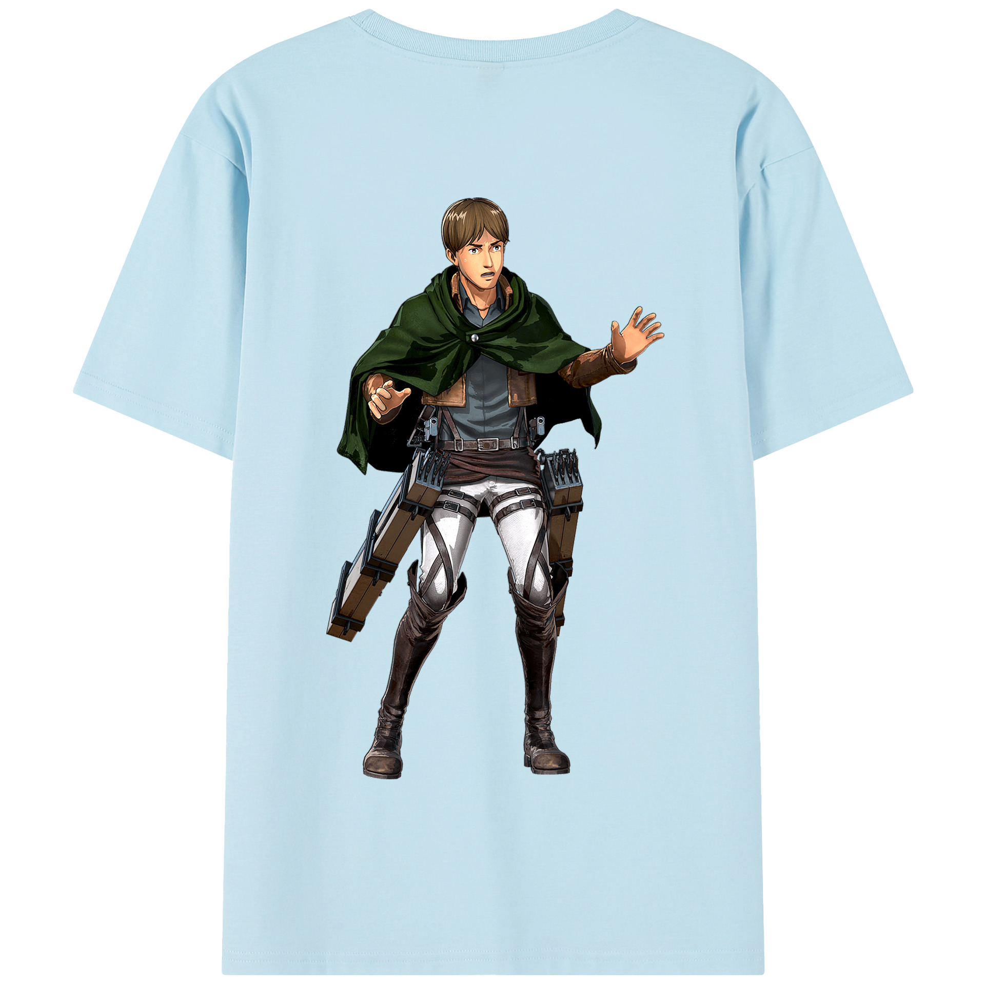 （画像用） 進撃の巨人 Attack on Titan 綿100％半袖Tシャツ（背面プリント）